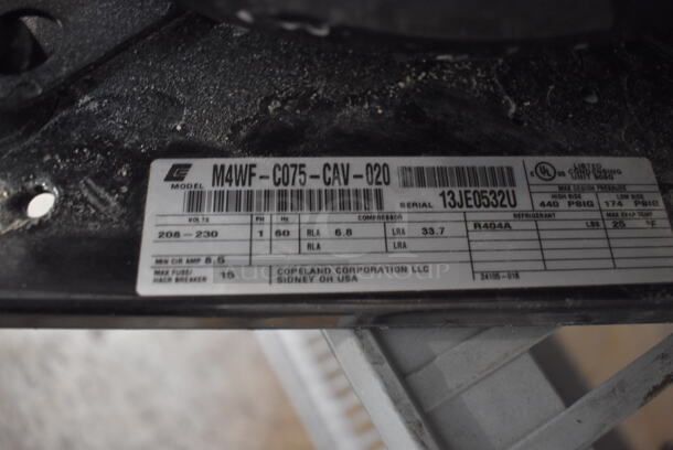 Copeland RST55C1E-CAV-109 Metal Commercial Compressor. 208/230 Volts, 1 Phase. - Image 4 of 5