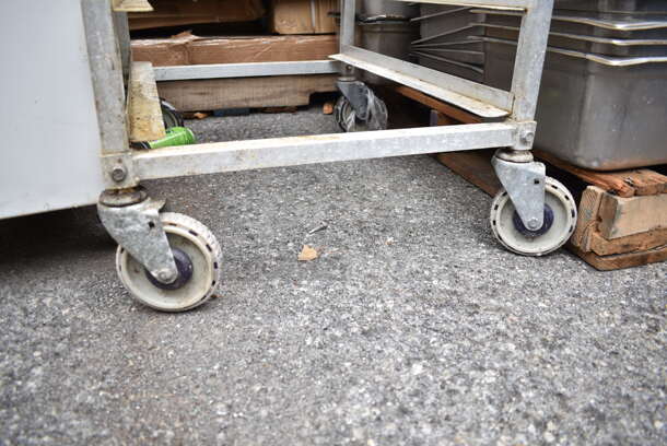 Metal Commercial Pan Transport Rack on Commercial Casters.  - Image 2 of 4