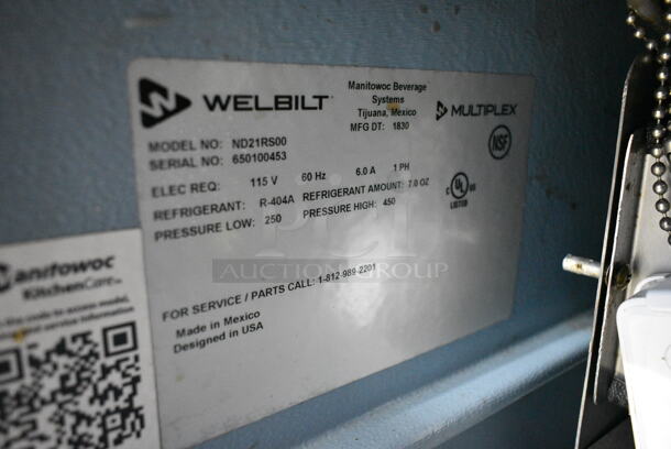 Delfield ND21RS00 Stainless Steel Commercial Single Door Undercounter Cooler. 115 Volts, 1 Phase. Tested and Working! - Image 5 of 7