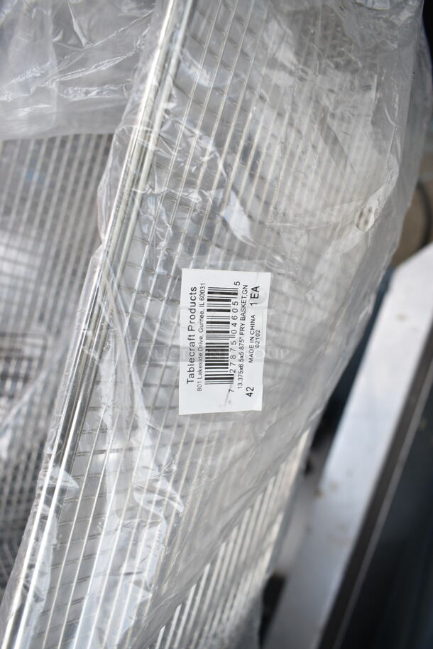 ALL ONE MONEY! Lot of Various Items Including Stainless Steel Drop In Bins, Gaskets and Silverware Cups in Blue Poly Bin - Image 9 of 10