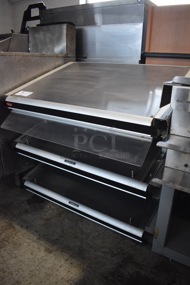 Hatco Metal Commercial Countertop 2 Tier Warming Merchandiser Display Case. 36x29x34. Cannot Test - Unit Needs New Power Cord - Image 2 of 6