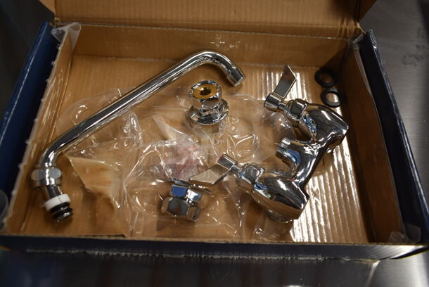 BRAND NEW SCRATCH AND DENT! Waterloo 750FW410 Wall Mount 4" Center Faucet. Stock Picture Used as Gallery. - Image 2 of 7