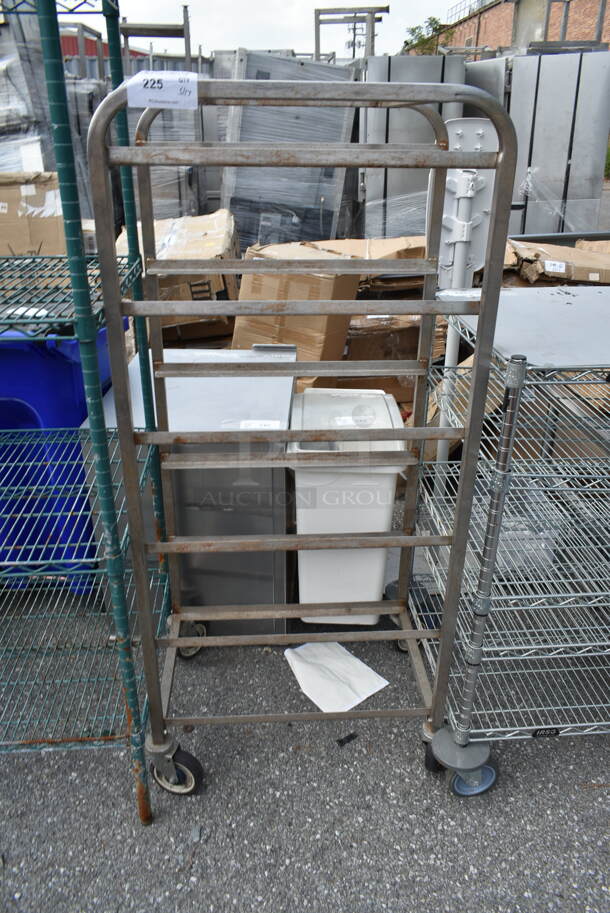 Metal Commercial Pan Transport Rack on Commercial Casters.  - Image 1 of 3