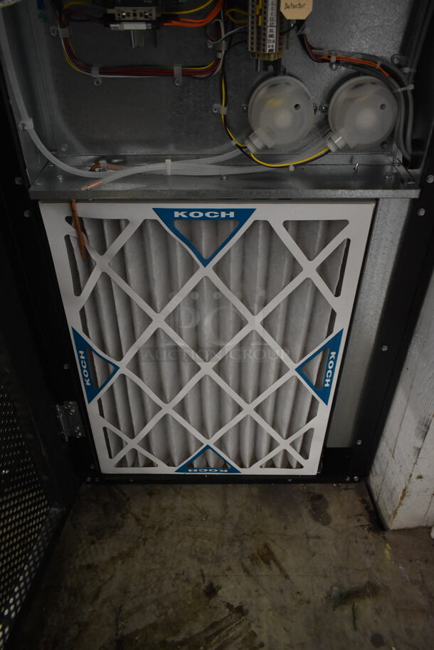 BRAND NEW SCRATCH AND DENT! Above Air MCC-036X-4-000-EC-UF0-CV-4R-2X2 Metal Commercial Vertical Floor Mounted Water Chiller. Goes Great w/ Lots 159 and 160! 460 Volts, 3 Phase.  - Image 6 of 10
