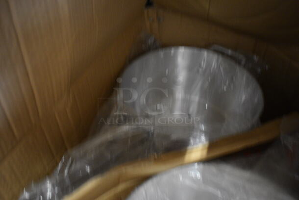 4 BRAND NEW IN BOX! Arkadia Metal Sauce Pots. 24x12x8. 4 Times Your Bid! - Image 3 of 5