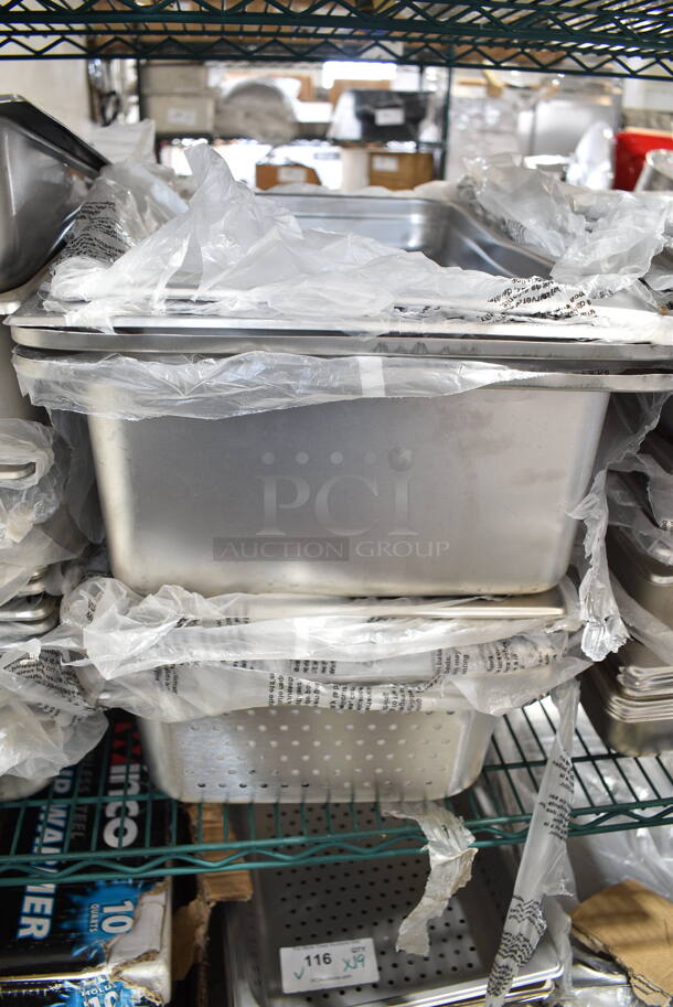 44 BRAND NEW! Various Full Size Stainless Steel Drop In Bins. 44 Times Your Bid!  - Image 5 of 10