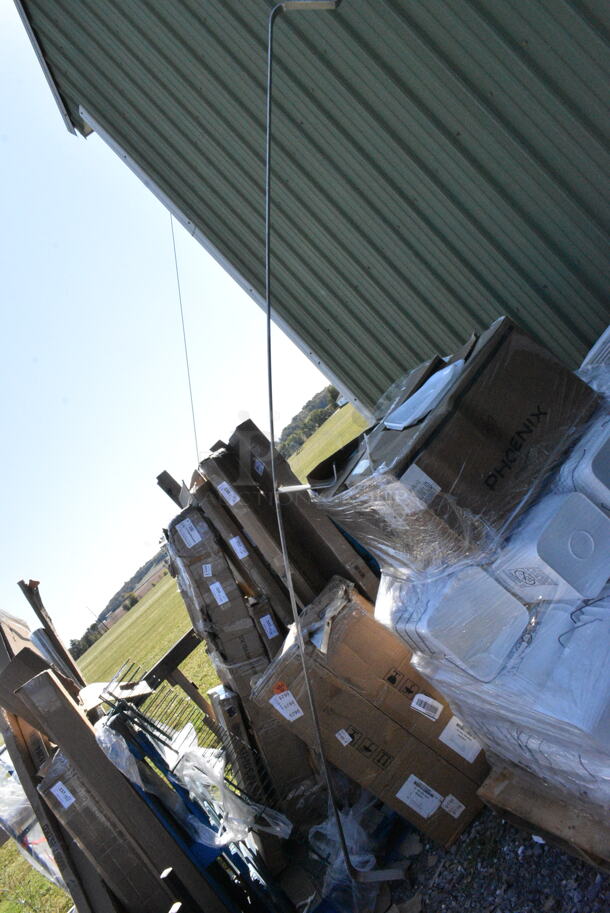 BRAND NEW! Metal Pot Rack.  - Image 2 of 7