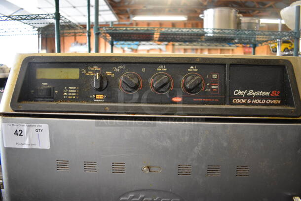 Hatco Chef System S2 Stainless Steel Commercial Double Deck Cook N Hold Oven on Commercial Casters. 208 Volts, 1 Phase. 26x33x66. - Image 3 of 6