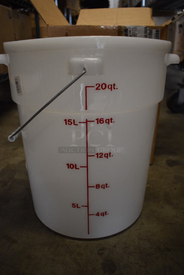 3 BRAND NEW IN BOX! Cambro Poly Beverage Dispensers w/ Lids. 14x14x15. 3 Times Your Bid! - Image 2 of 3