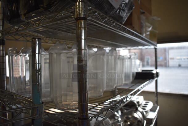 ALL ONE MONEY! Tier Lot of Various Items Including Poly Pitchers and Black Poly Bus Bin Lids - Image 6 of 6