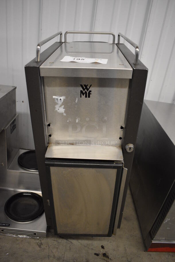 WMF Model Auxillary Cooler Stainless Steel Commercial Countertop Cooler. Missing Leg. 115 Volts, 1 Phase. 10x19x26. Tested and Working!