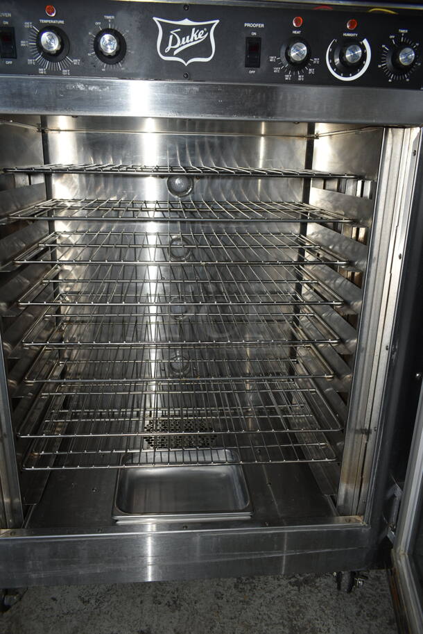 Duke AHPO-6/18 Stainless Steel Commercial Floor Style Electric Powered Oven Proofer on Commercial Casters. 240 Volts, 3 Phase. - Image 6 of 9