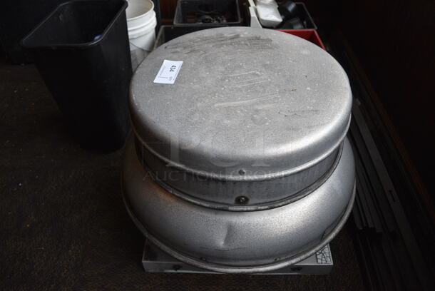 Metal Commercial Rooftop Mushroom Exhaust Fan. BUYER MUST REMOVE. 26x26x22. (Susquehanna Ale House) - Image 2 of 4