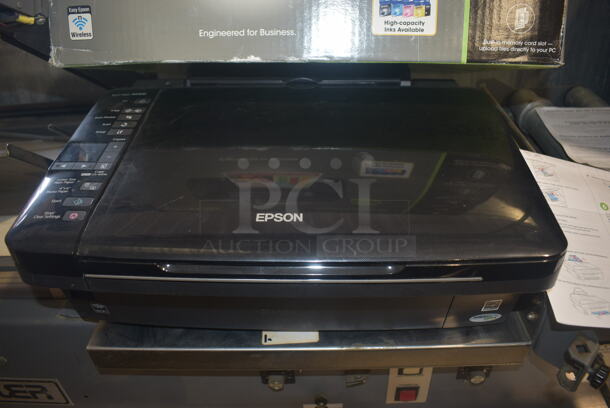 Epson Stylus NX420 Color Ink Printer With Box And Instructions, Black. 120V. - Image 4 of 11