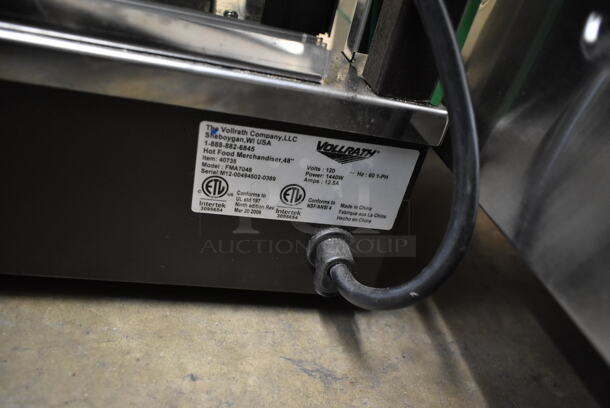 BRAND NEW SCRATCH AND DENT! Vollrath FMA7048 Cayenne Metal Commercial Countertop Heated Display Case Merchandiser. 120 Volts, 1 Phase. Tested and Working! - Image 6 of 6