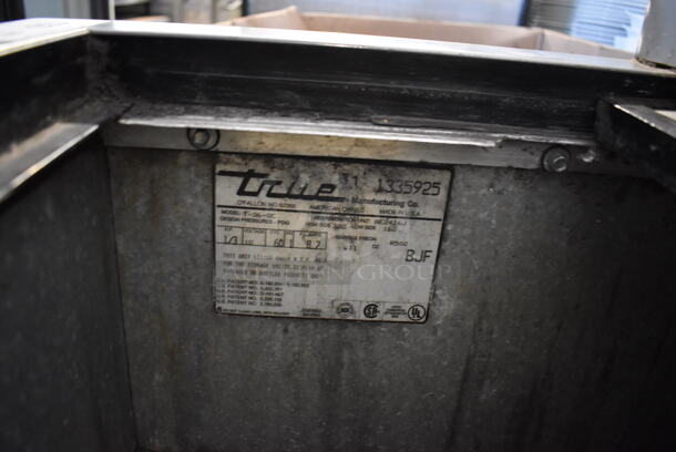 True T-36-GC Stainless Steel Commercial Back Bar Bottle Cooler w/ Sliding Lid. 115 Volts, 1 Phase. 37x27x33. Tested and Powers On But Does Not Get Cold - Image 7 of 7