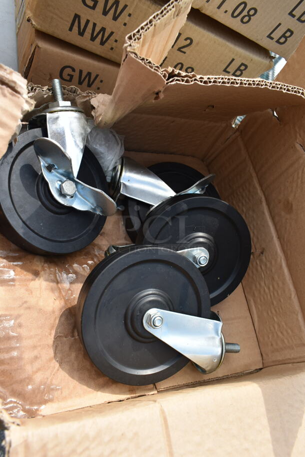 8 Boxes of 4 BRAND NEW! CT-5 Commercial Casters. 8 Times Your Bid! - Image 3 of 4