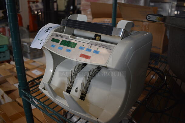 Accurate Model 1200 Metal Countertop Bill Counting Machine. 110 Volts, 1 Phase. 10.5x10x8. Tested and Working! - Image 2 of 4