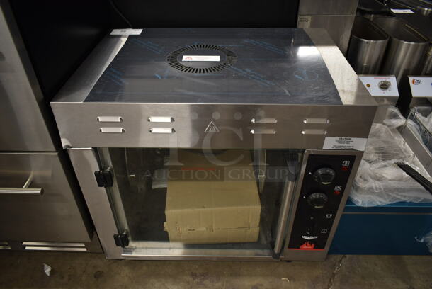BRAND NEW SCRATCH AND DENT! Vollrath CGA 8008 40704 Stainless Steel Commercial Countertop Electric Powered 8 Bird Rotisserie Oven. 220 Volts, 1 Phase. - Image 2 of 7
