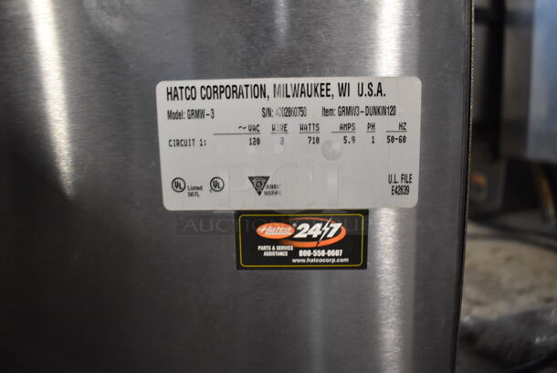Hatco GRMW-3 Stainless Steel Commercial Countertop Warming Holding Bin. 120 Volts, 1 Phase. Tested and Working! - Image 4 of 5