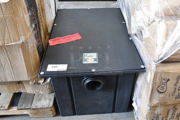 BRAND NEW SCRATCH AND DENT! Ashland PolyTrap 4835 70 lb. Grease Trap with Threaded Connections - Image 2 of 5