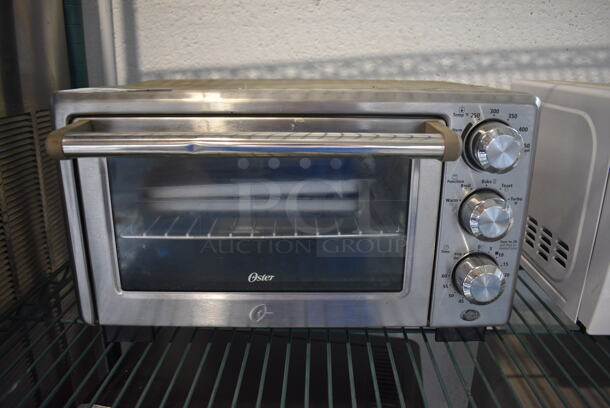 Oster Stainless Steel Countertop Toaster Oven. 16.5x13x10