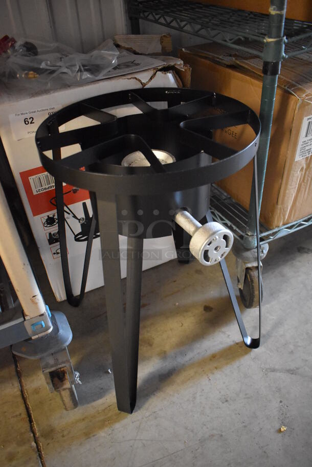 BRAND NEW SCRATCH AND DENT! Backyard Pro 554BPRD21 Metal Single Burner Stock Pot Range. 15x15x21 - Image 3 of 8