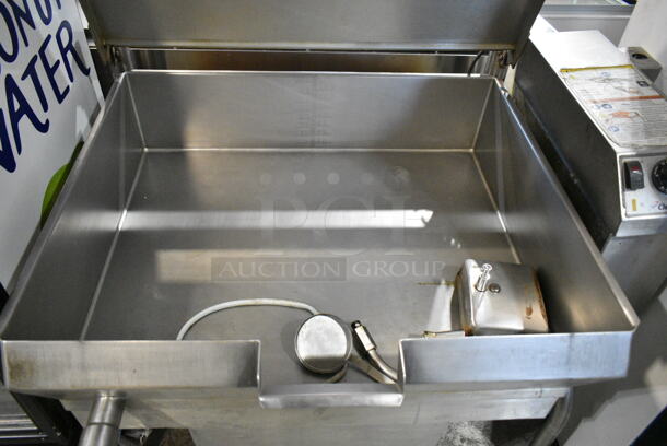 Cleveland Stainless Steel Commercial Floor Style Braising Pan.  - Image 5 of 8