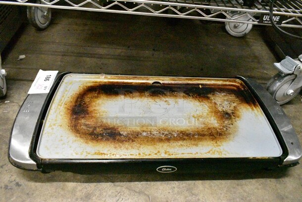 2 Oster CKSTGRFM20-TECO Metal Countertop Electric Powered Griddle. 2 Times Your Bid!  - Image 2 of 11