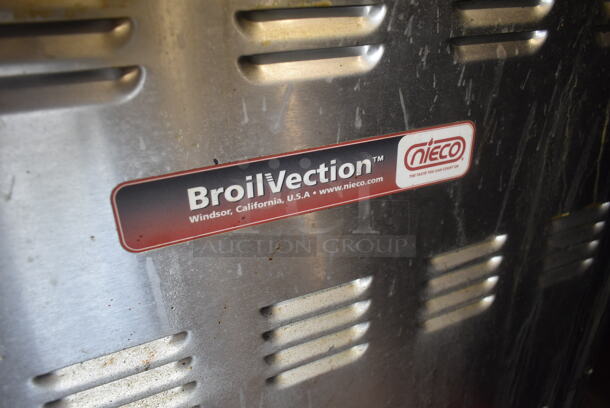2018 Nieco JF63-2G Stainless Steel Commercial Countertop Natural Gas Powered BroilVection Conveyor Charbroiled Burger Grill. - Image 7 of 8