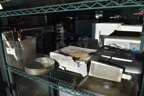 ALL ONE MONEY! Tier Lot of Various Items Including Poly Bins and Shredder Top - Image 1 of 5