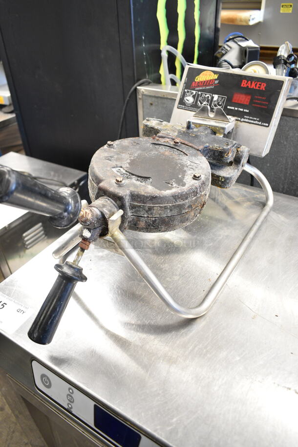 Metal Commercial Countertop Waffle Maker. Tested and Working! - Image 2 of 6