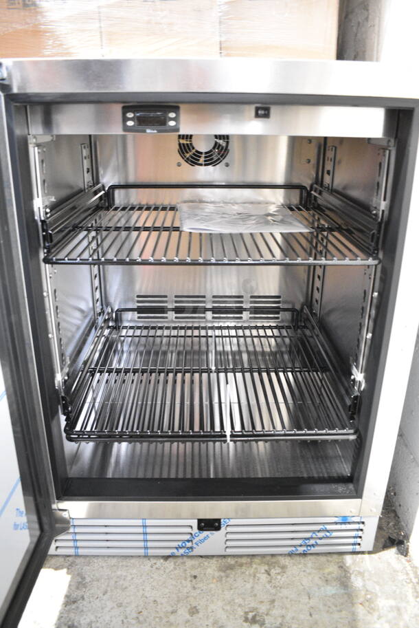 BRAND NEW! 2021 Perlick HB24RS4S-00-SRF0R Stainless Steel Commercial Single Door Undercounter Cooler. 115 Volts, 1 Phase. Tested and Working! - Image 3 of 5