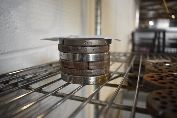 6 Metal Meat Grinder Plates. 2.75x2.75x0.5. 6 Times Your Bid! - Image 5 of 5