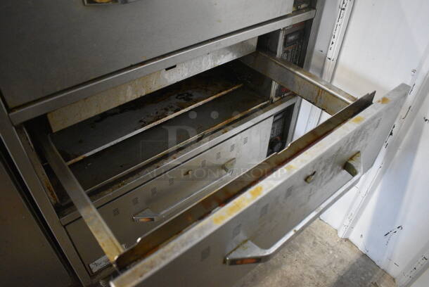 Hatco Stainless Steel Commercial 3 Drawer Warming Drawer. 29.5x22.5x37. Tested and Working! - Image 4 of 6