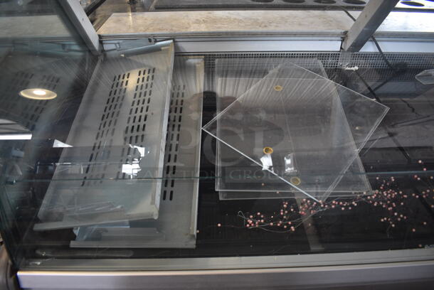 Arneg Metal Commercial Floor Style Deli Display Case Merchandiser. 115 Volts, 1 Phase. 78x45.5x47., Tested and Powers On But Temps at 50 Degrees - Image 4 of 6