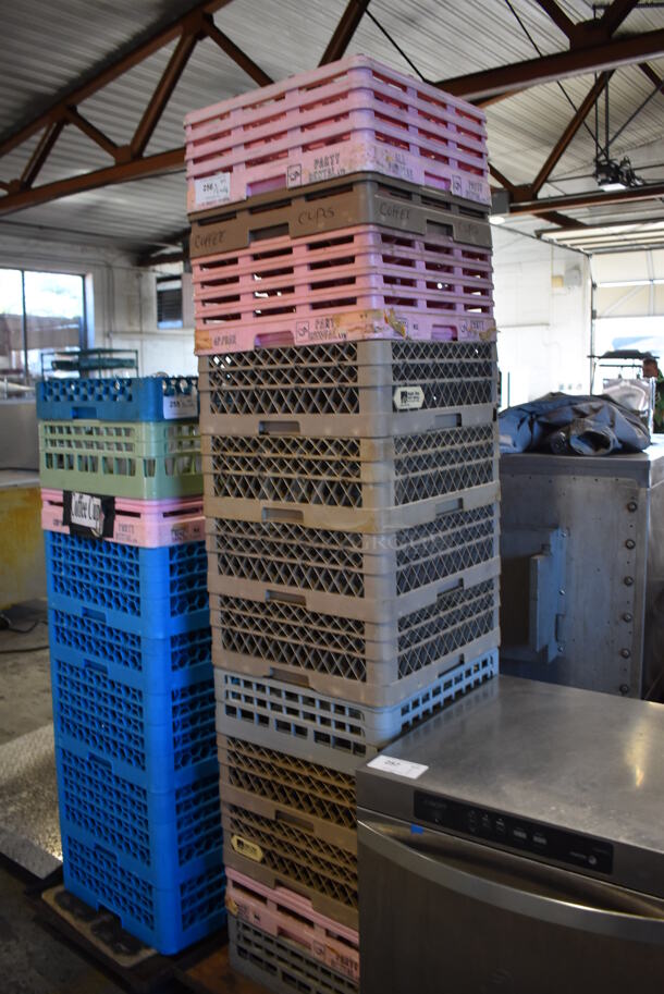 ALL ONE MONEY! Lot of 12 Empty Dish Caddies on Dolly. - Image 4 of 4