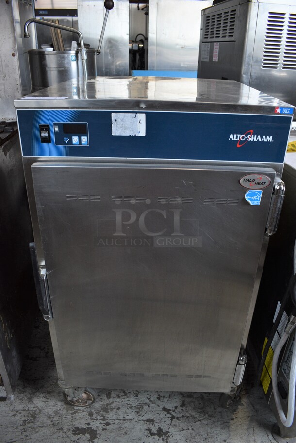 2012 Alto Shaam Model 1200-S/SR Stainless Steel Commercial Heated Holding Cabinet on Commercial Casters. 208-240 Volts, 1 Phase. 25x32x44 - Image 1 of 5