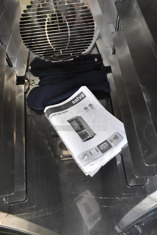 BRAND NEW! 2022 Salva 2010 KX-9+H Stainless Steel Commercial Countertop Electric Powered Convection Oven. Does Not Have Pan Rack. 208-240 Volts, 3 Phase. - Image 7 of 8