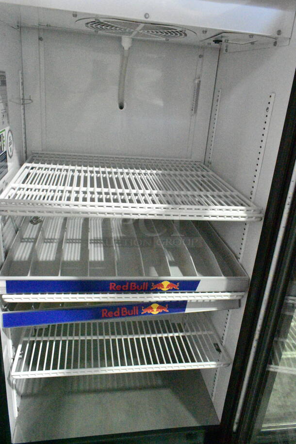 2023 True GDM-10-HC Metal Commercial Single Door Reach In Cooler Merchandiser w/ Poly Coated Racks. 115 Volts, 1 Phase. Tested and Working! - Image 2 of 4