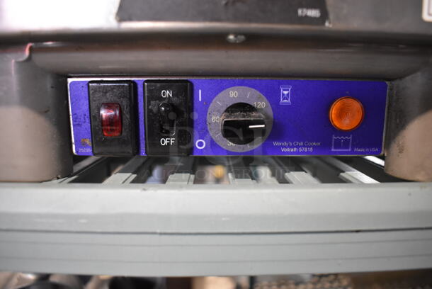 Vollrath 58815 Stainless Steel Commercial Countertop Food Warmer. 120 Volts, 1 Phase. 13.5x22x9. Tested and Working! - Image 2 of 7