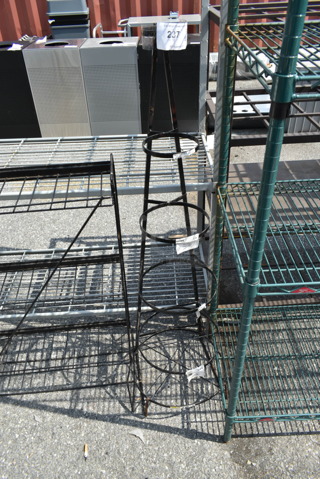 Black Metal Rack. 