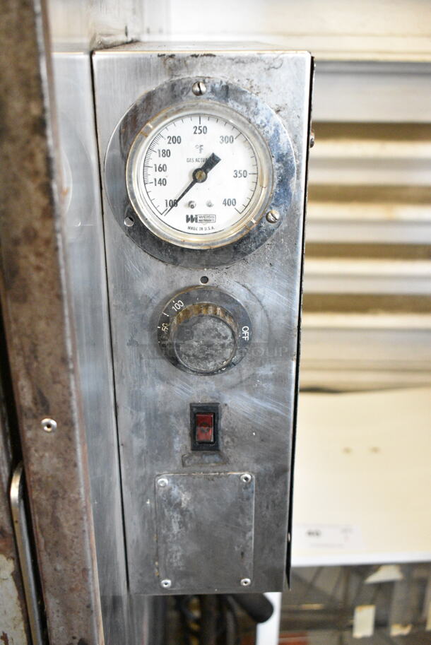 Ole Hickory C70-SR Stainless Steel Commercial Floor Style Natural Gas Powered Smoker. - Image 7 of 9