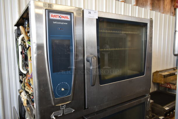 2 2016 Rational Stainless Steel Commercial Combitherm Self Cooking Center Convection Ovens on Commercial Casters. Top Model: SCC WE 62. Bottom Model: SCC WE 102. 480 Volts, 3 Phase. 2 Times Your Bid! - Image 2 of 8