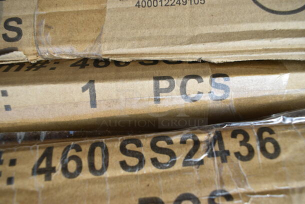 2 BRAND NEW SCRATCH AND DENT! Regency 460SS2436 Spec Line 24" x 36" NSF Stainless Steel Solid Shelf. 2 Times Your Bid! - Image 4 of 4