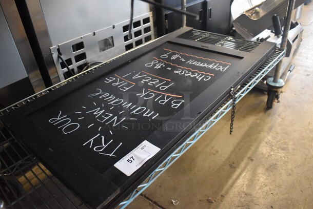 Black A Frame Sidewalk Sign. 20x2x40 - Image 2 of 3