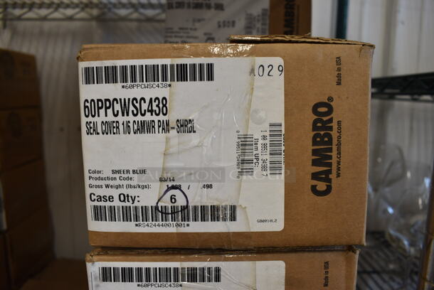 ALL ONE MONEY! Lot of 87 BRAND NEW IN BOX! Cambro Poly 1/6 Size Drop In Bin Lids - Image 3 of 3