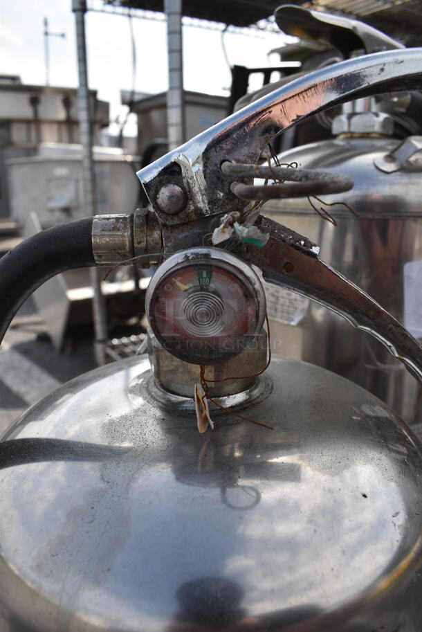 3 Various Wet Chemical Stainless Fire Extinguishers. Buyer Must Pick Up - We Will Not Ship This Item. 3 Times Your Bid! - Image 4 of 8