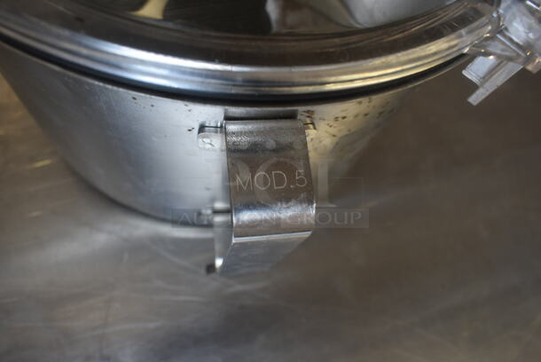 Metal Commercial Food Processor Bowl w/ S Blade and Poly Lid. - Image 4 of 5