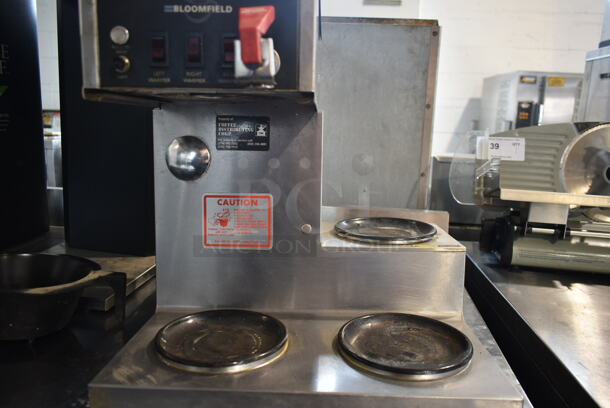 Bloomfield Stainless Steel Commercial 3 Burner Coffee Machine w/ Hot Water Dispenser and Poly Brew Basket. - Image 8 of 11
